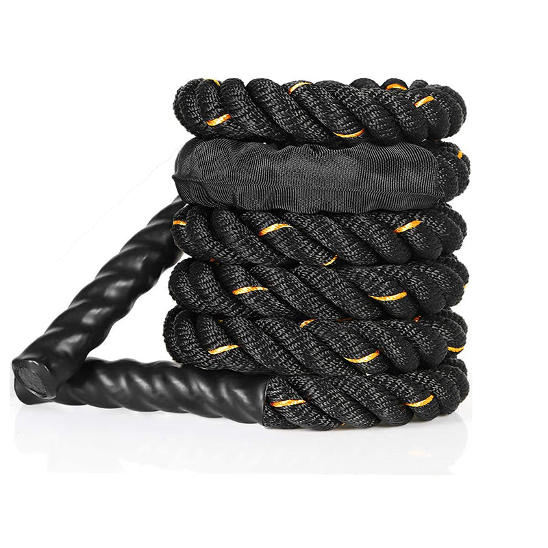 Weighing in at a whopping 1.1kg -1.2kg x 2.8/3m x 25mm our Weighted Jump Rope offers an inside option for those rainy days. Complete your home gym with this space saving all in one cardio workout. 