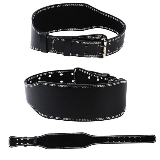 Safety first! Made from sturdy, easy to clean leather. Help reduce stress on your lower back and aid in preventing hyperextension during those overhead lifts. Belts are adjustable.
