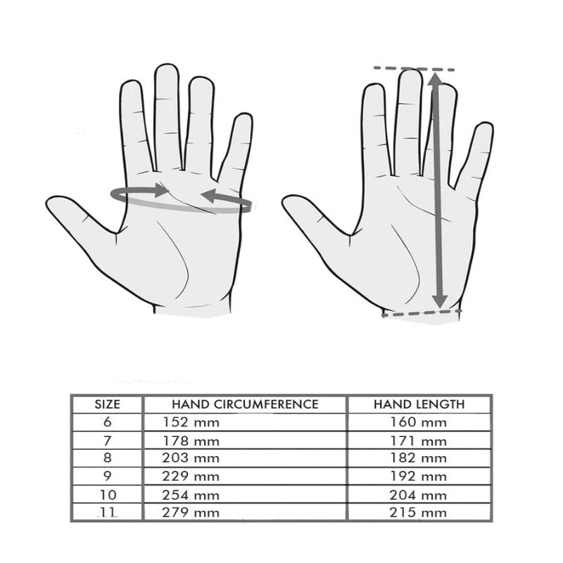 Use our sizing guide size to ensure accurate size selection